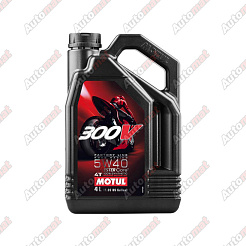 Масло моторное синтетическое Motul 300V 4T Factory Line ROAD RACING 5W-40, 4л